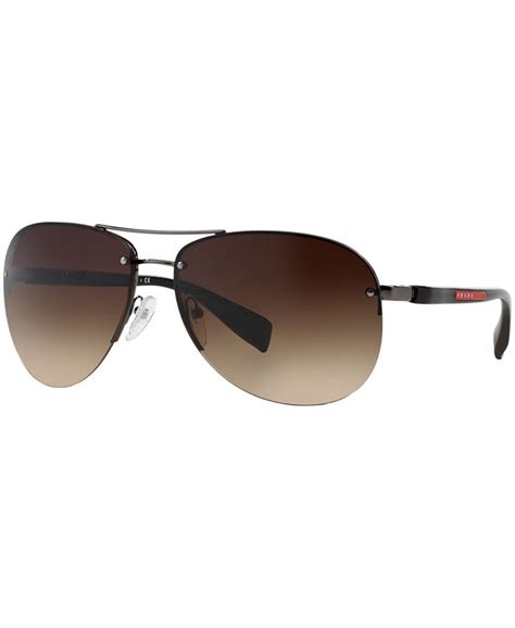 Prada Linea Rossa Men's Sunglasses, PS 56MS 62 